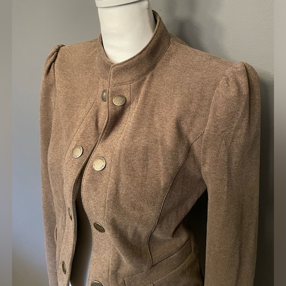 Tommy Hilfiger Soft Brown Military style Jacket - Size 4 - Picture 5 of 13